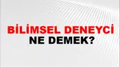Bilimsel Deneyci