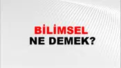 Bilimsel