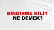 Bindirme Kilit