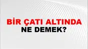 Bir Çatı Altında (Olmak veya bulunmak)