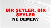Bir Şeyler, Bir Şeyler