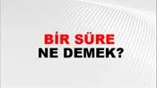 Bir Süre