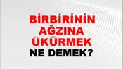Birbirinin Ağzına Tükürmek