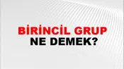 Birincil Grup
