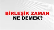 Birleşik Zaman