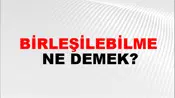 Birleşilebilme