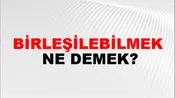Birleşilebilmek