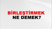 Birleştirmek