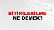 Bitirilebilme