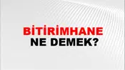 Bitirimhane