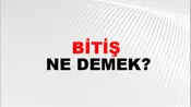 Bitiş