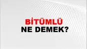 Bitümlü