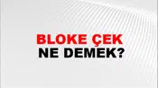 Bloke Çek