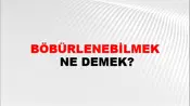 Böbürlenebilmek