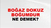 Boğaz Dokuz Boğumdur
