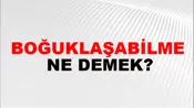Boğuklaşabilme