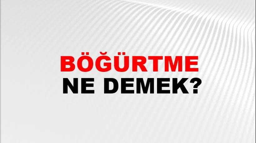 Böğürtme Böğürtme