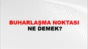 Buharlaşma Noktası