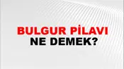 Bulgur Pilavı