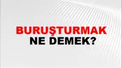 Buruşturmak