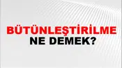Bütünleştirilme