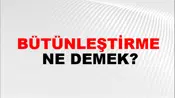 Bütünleştirme