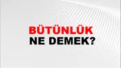 Bütünlük