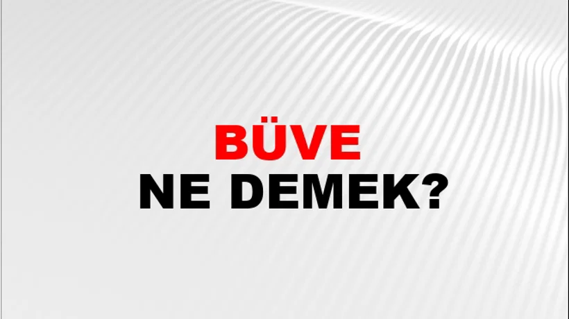 Büve Büve
