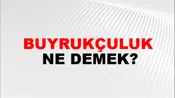 Buyrukçuluk