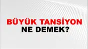 Büyük Tansiyon