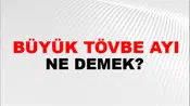Büyük Tövbe Ayı