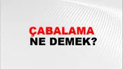 Çabalama