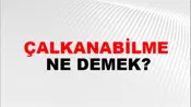 Çalkanabilme