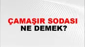 Çamaşır Sodası