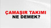 Çamaşır Takımı
