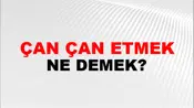 Çan Çan Etmek (Veya ötmek veya konuşmak)
