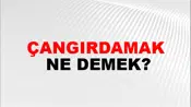 Çangırdamak