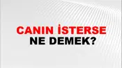 Canın İsterse