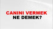 Canını Vermek