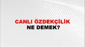 Canlı Özdekçilik