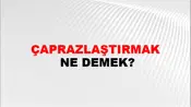 Çaprazlaştırmak