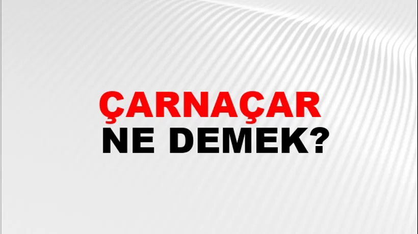 Çarnaçar Çarnaçar