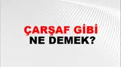 Çarşaf Gibi