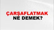 Çarşaflatmak