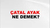 Çatal Ayak