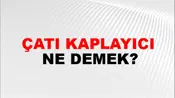 Çatı Kaplayıcı