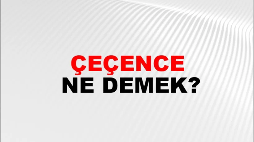 Çeçence Çeçence