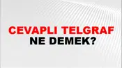 Cevaplı Telgraf