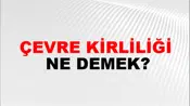 Çevre Kirliliği