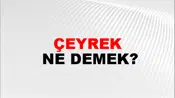 Çeyrek